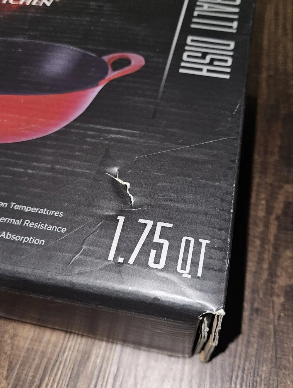 Hell's Kitchen 1.75qt Enameled Cast Iron Balti Dish
